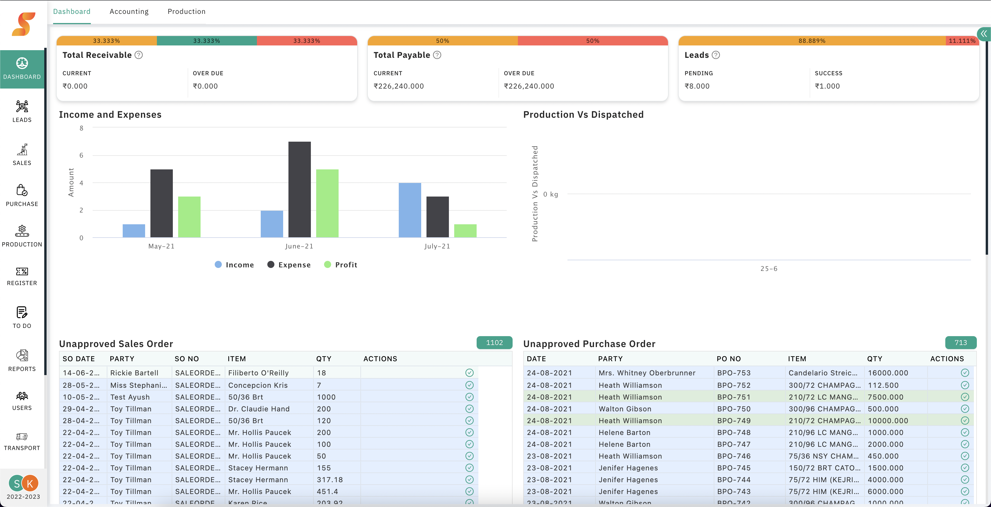 StringERP screenshot 1